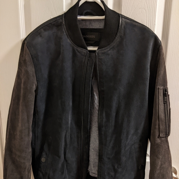 DANIER men's suede bomber jacket - Picture 1 of 5
